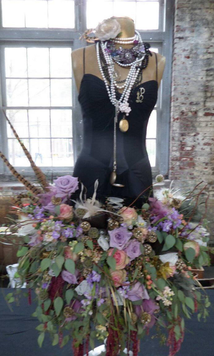 When Flowers & Fashion Collide: Live Floral Installation Art All Night, Trenton, NJ