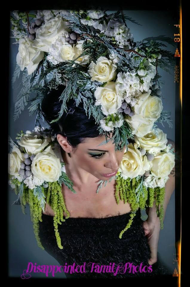 Wearable Floral Designs, Concept for Surreal Beauty Magazine Photographer: Tim Lucas MUA: Corinne Grasso Model: Bethany Link