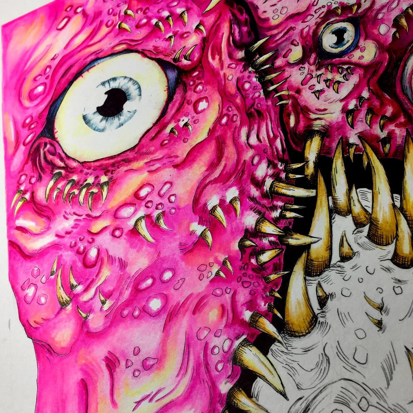 French Dip Ink on Bristol 11"x17" WIP