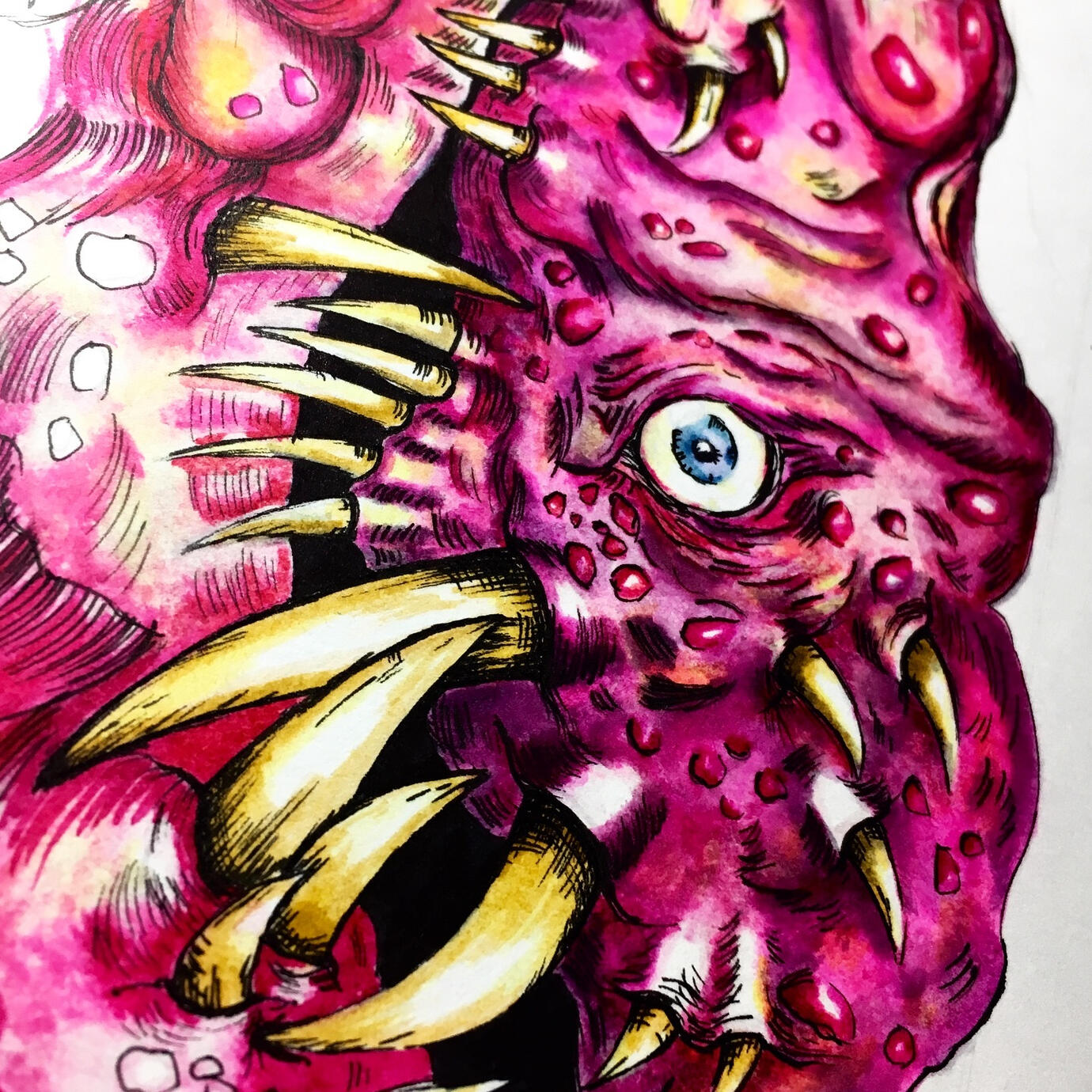 French Dip Ink on Bristol 11"x17" WIP