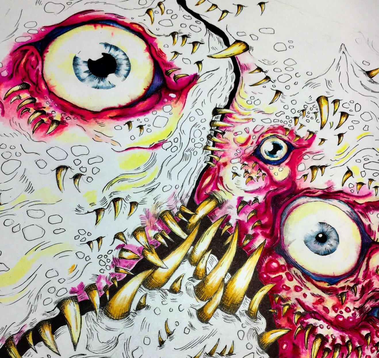 French Dip Ink on Bristol 11"x17" WIP